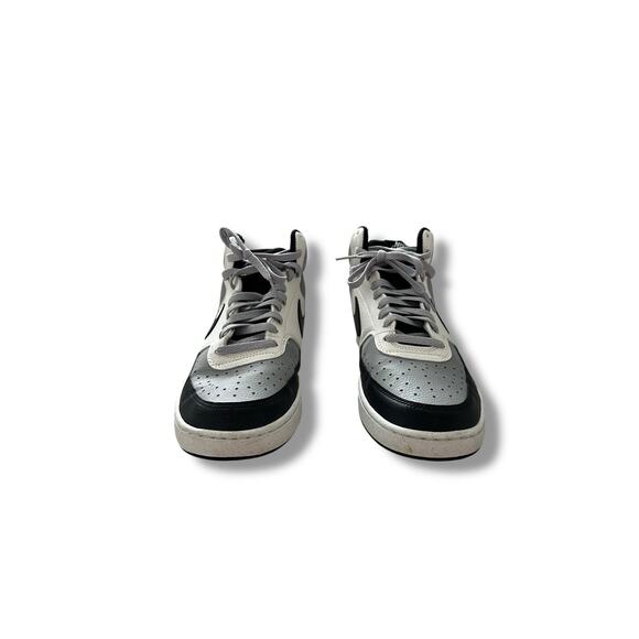 Nike x Court Vision Mid Grey Black White Leather Men\'s DN3577-002 Size 11 main image 5